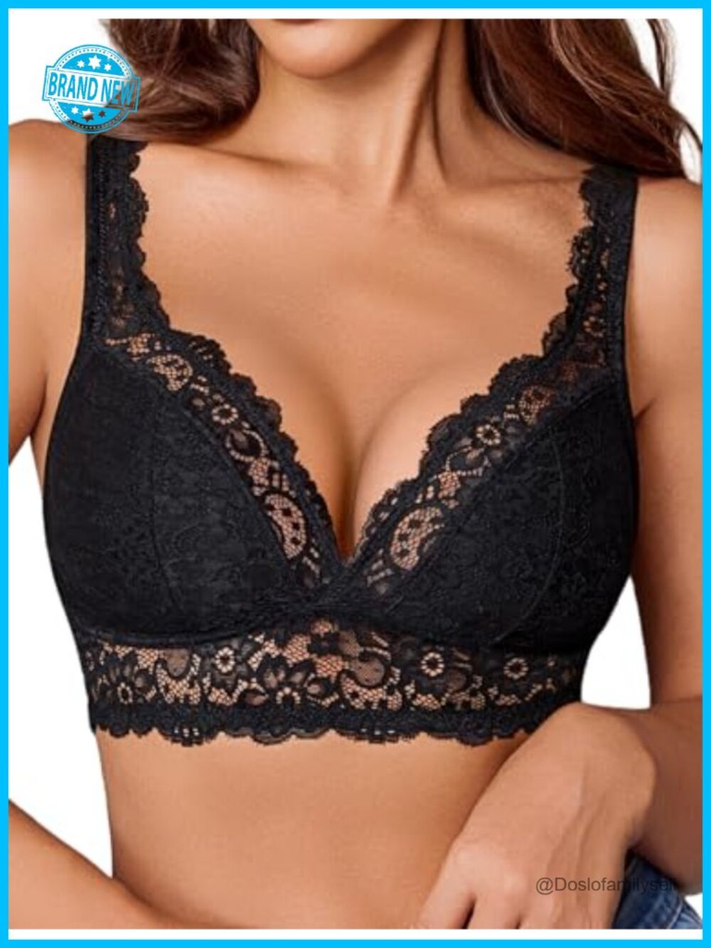 Lace V Neck Wireless Bralette Unlined Camisole Everyday